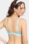Rosaline Everyday Double Layered Non Wired 3/4th Coverage T-Shirt Bra - Island Paradise — thumbnail 2